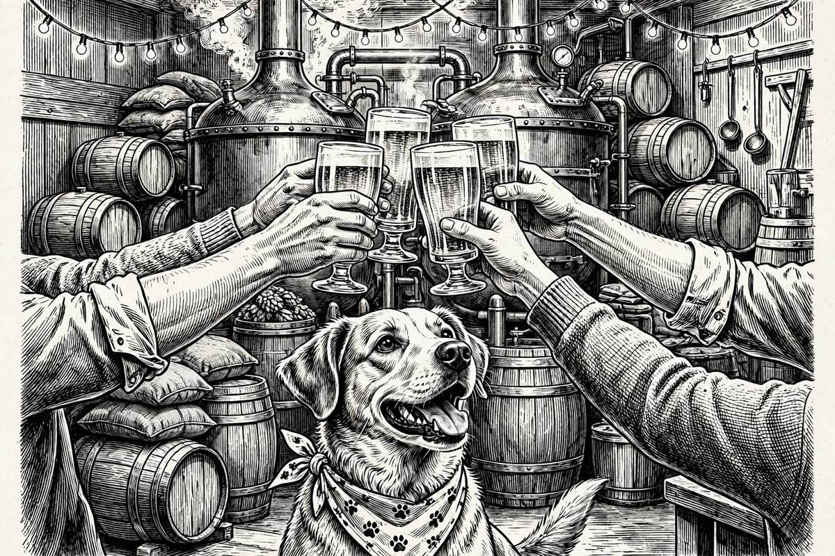 Ink illustration: Solace Rescue Ale 2026 is out, with 100% of party proceeds t