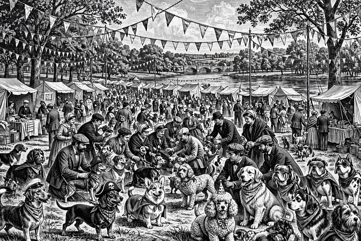 Ink illustration: Paws in the Park returns Sunday with its largest Rescue Row 